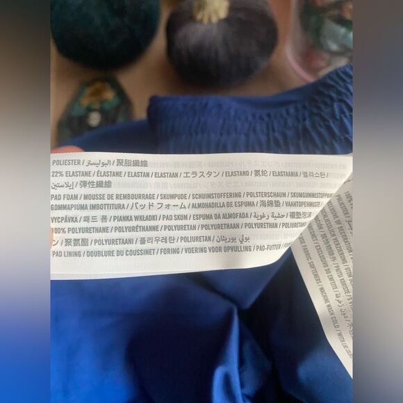 Abercrombie & Fitch YPB SculptLUX Hybrid Flyaway Romper Blue Size XL NWT - Picture 16 of 16